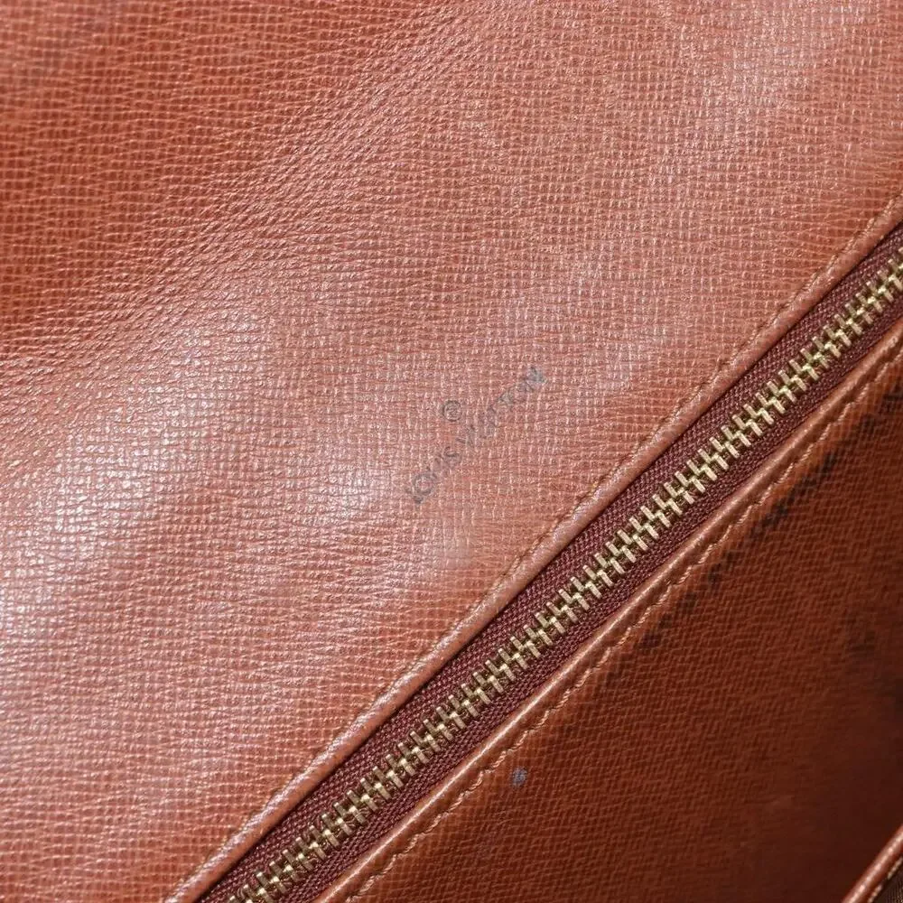Louis Vuitton Monogram Pochette Dam GM Clutch Bag Brown